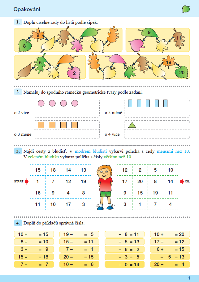Hravá matematika 1 - přepracované vydání - pracovní učebnice - 1. díl