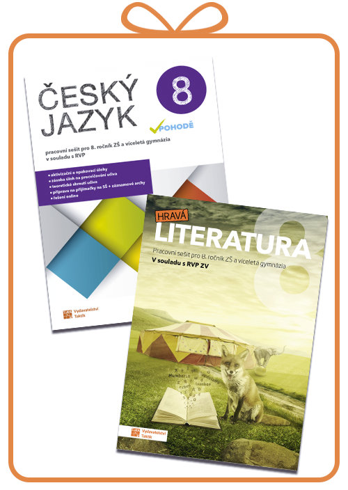 Balíček Český jazyk v pohodě 8 - pracovní sešit a Hravá literatura 8 - pracovní sešit