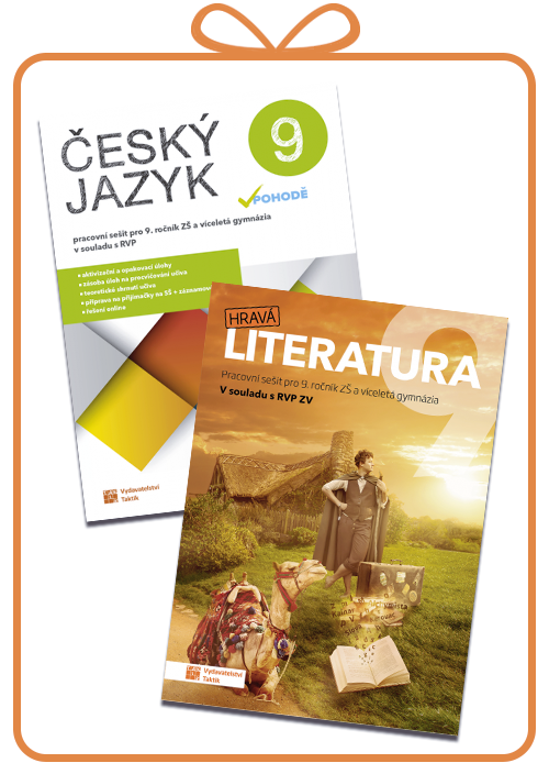 Balíček Český jazyk v pohodě 9 - pracovní sešit a Hravá literatura 9 - pracovní sešit