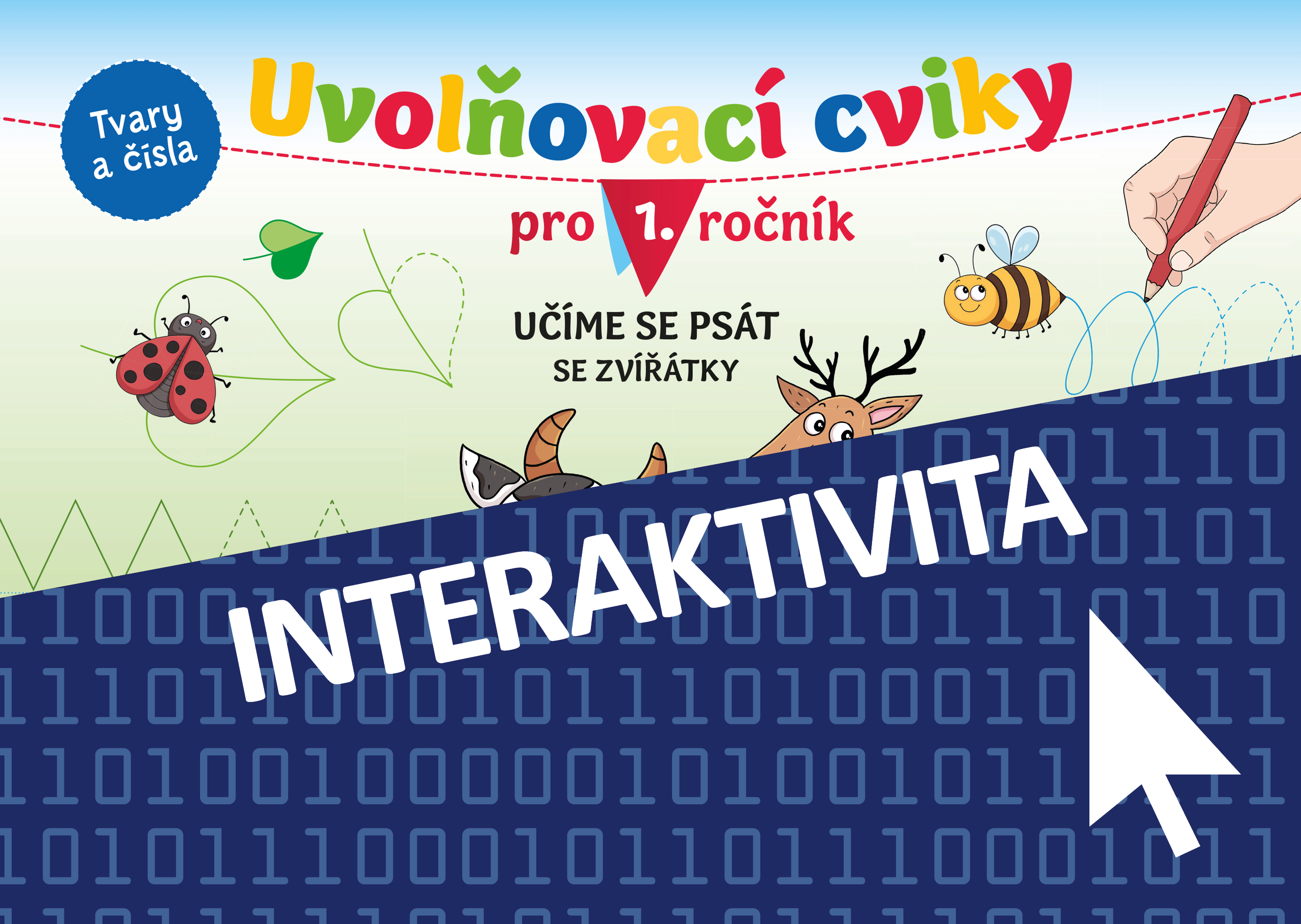 Interaktivní sešit GMČ - Uvolňovací cviky: Učíme sa psát se zvířatky (na 1 rok)