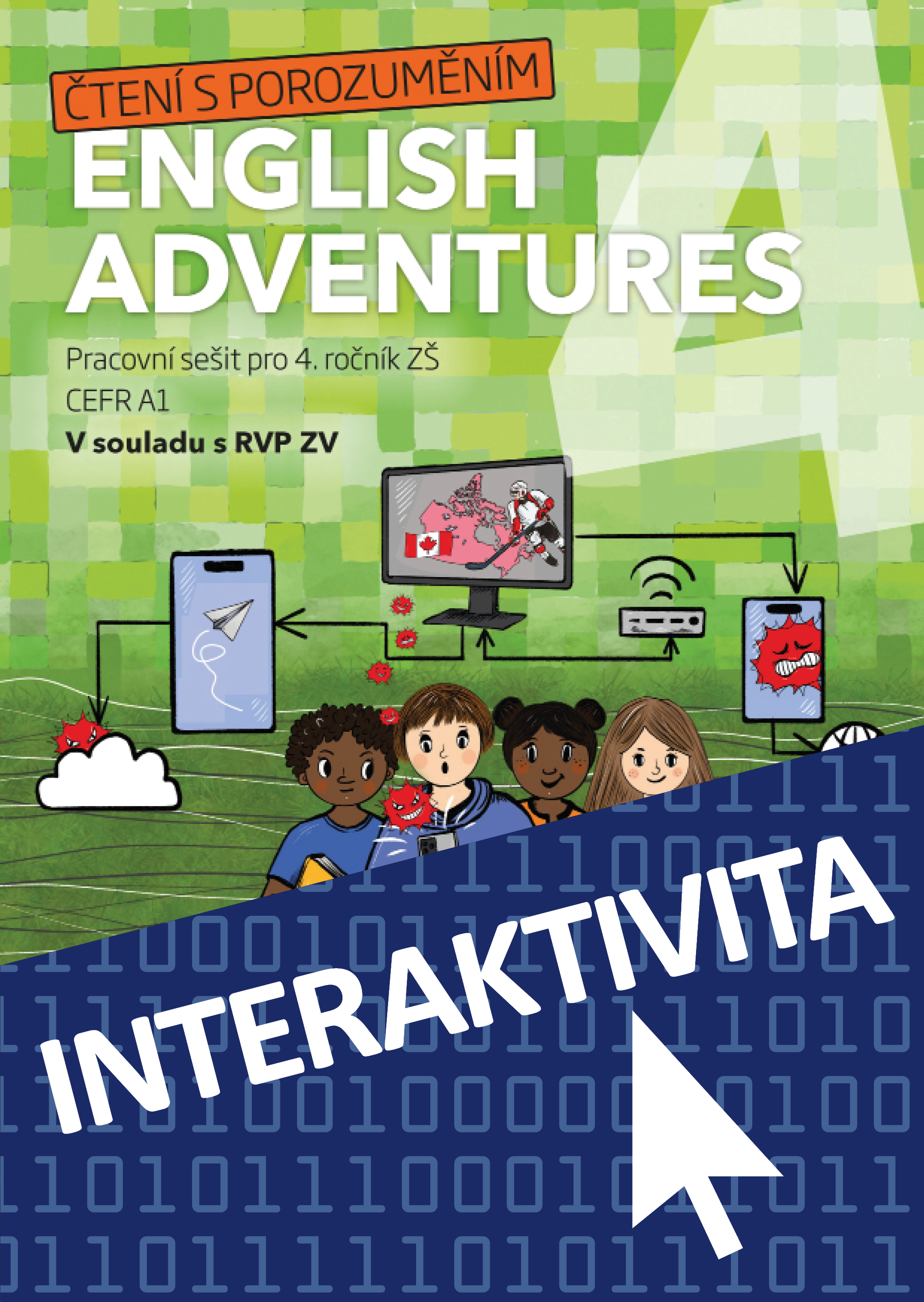 Interaktivní sešit Čtení s porozuměním English adventures 4 (na 1 rok)