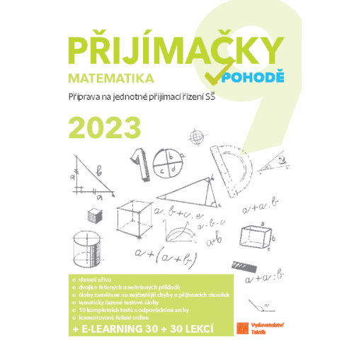 Přijímačky 9 Matematika + E-learning 2023