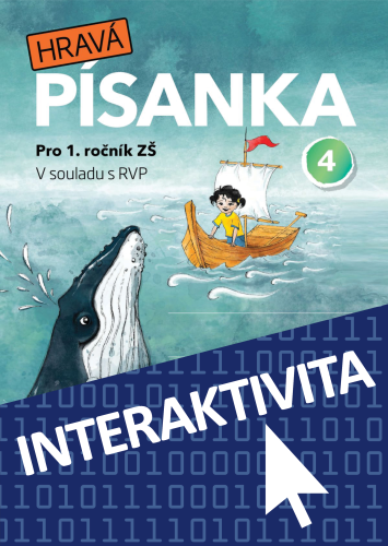 Interaktivní sešit Hravá písanka 4. díl - nová edice - verze s menším písmem (na 1 rok)