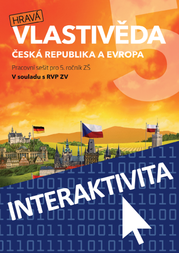 Interaktivní sešit Hravá vlastivěda 5 - Česká republika a Evropa (na 1 rok)