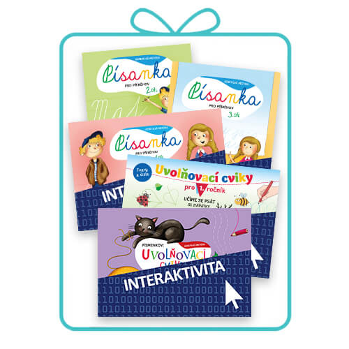 Interaktivní písanky Genetické metody - Uvolňovací cviky pro Písmenkov + Učíme se psát se zvířatky + Písanky pro Příběhov 1. díl + 2. díl + 3. díl