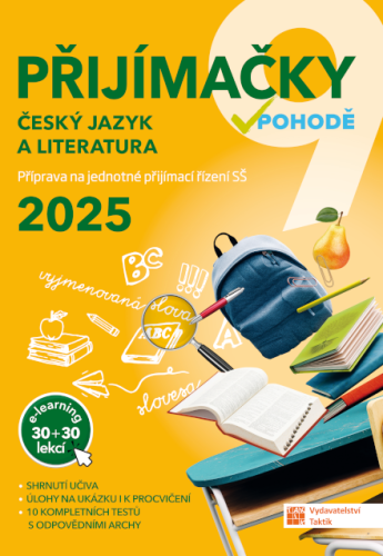 Přijímačky 9 Český jazyk a literatura + E-learning 2025